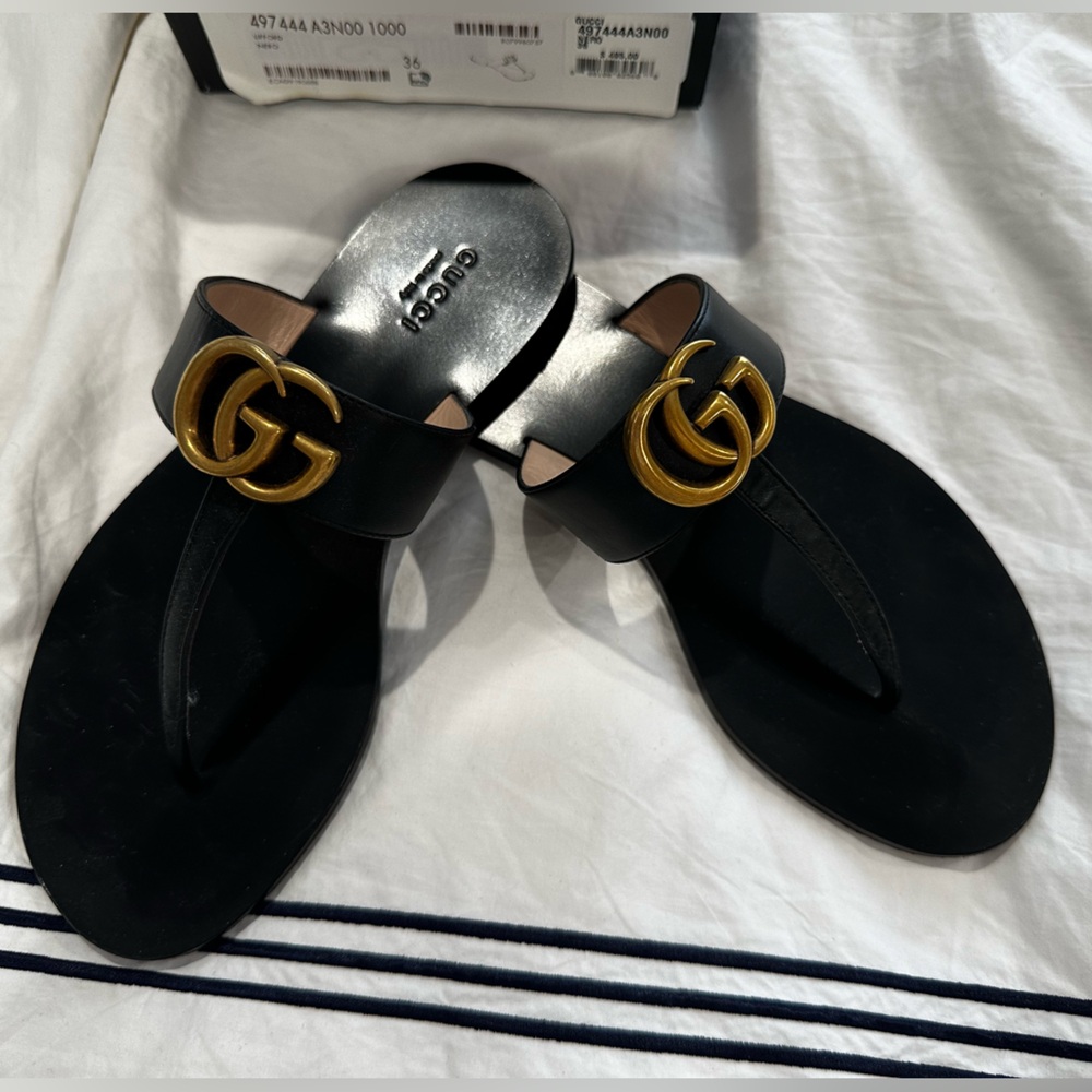 Authentic Gucci Marmont Sandals size 36